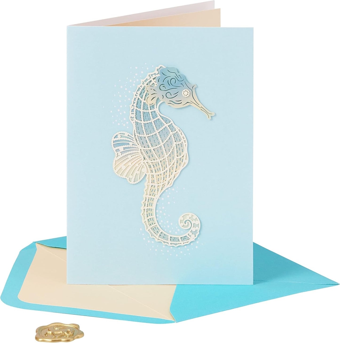 Seahorse Blank Card