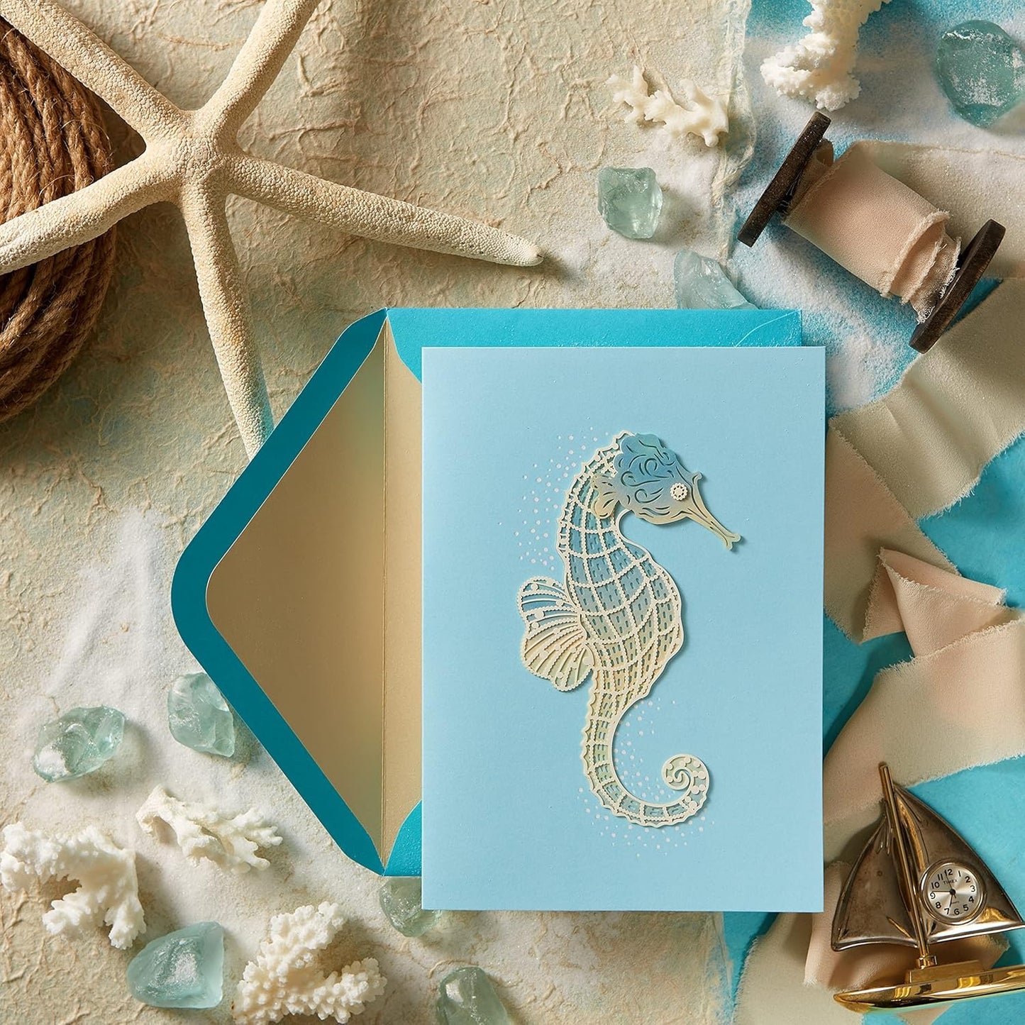 Seahorse Blank Card