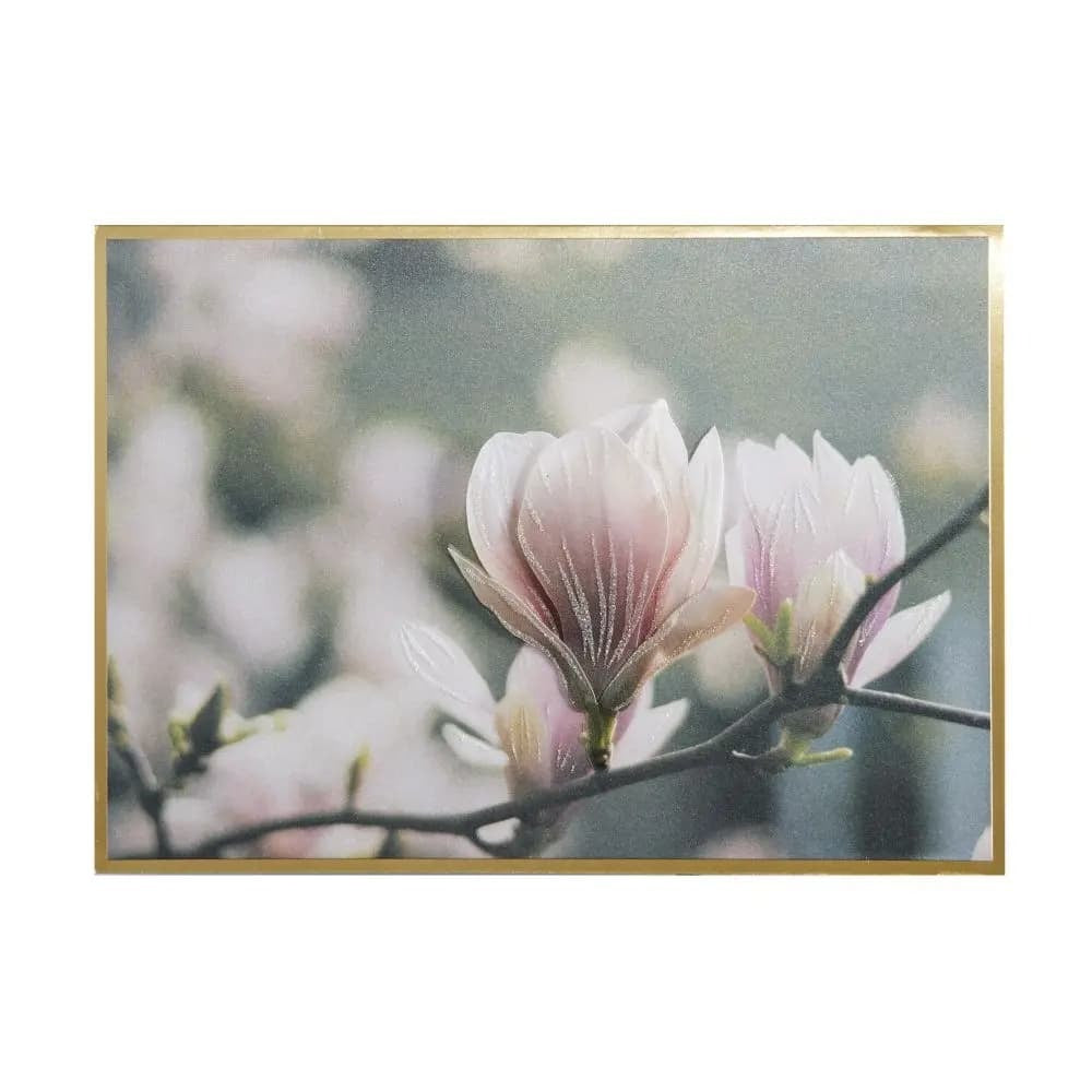 Vellum Magnolia Branch Blank Card