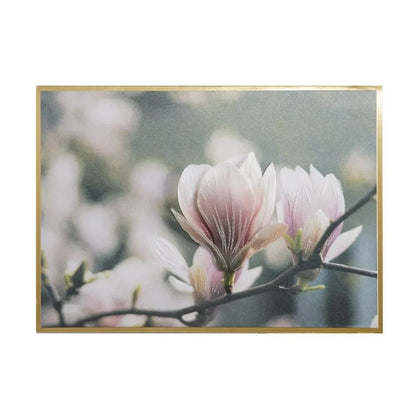Vellum Magnolia Branch Blank Card