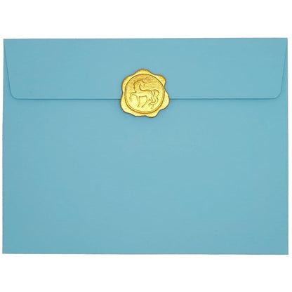 Quilled Heart On Blue Blank Card
