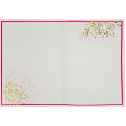 Pink Orchids Blank Card