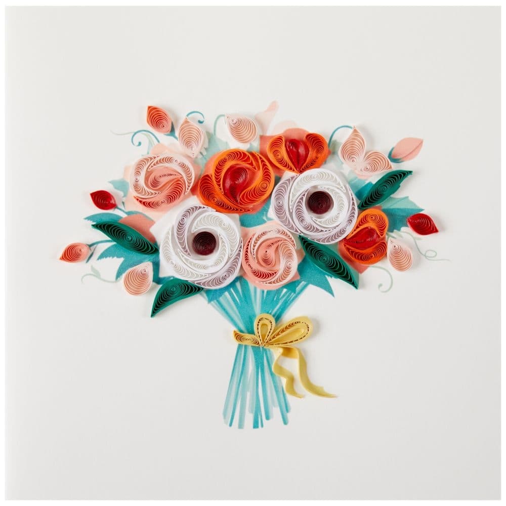 Quilled Bouquet Blank Card