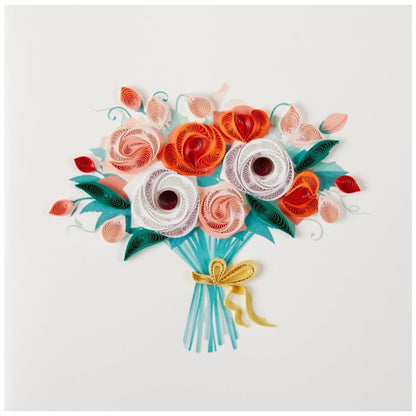 Quilled Bouquet Blank Card