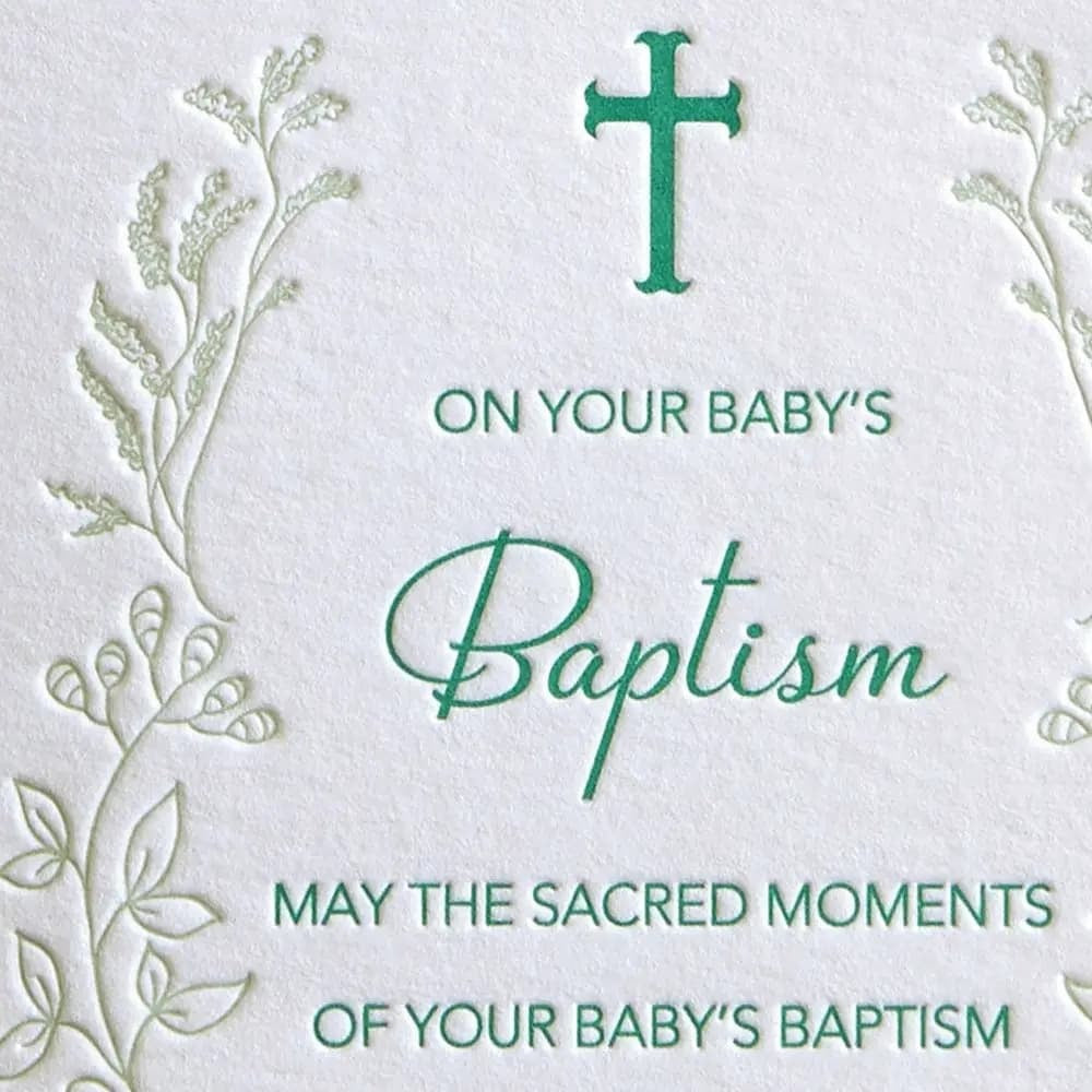 Baptism Greeting Card