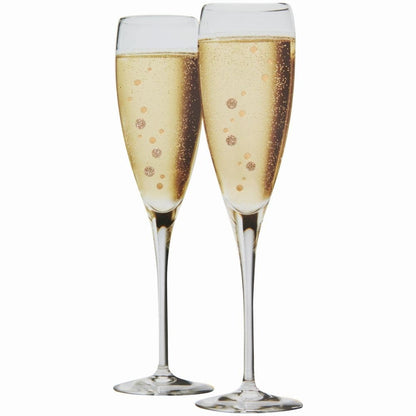 Photo Champagne Flutes Congratulations Card