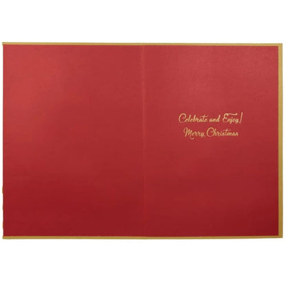 Pine Bough Dress Christmas Card