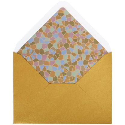 Mosaic Nativity Scene Christmas Card