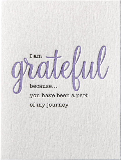 Grateful Journey Friendship Card