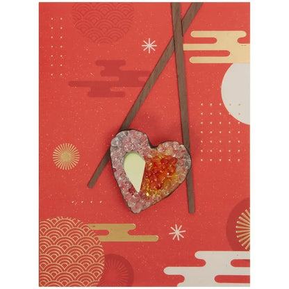 Heart Shaped Sushi Friendship Card