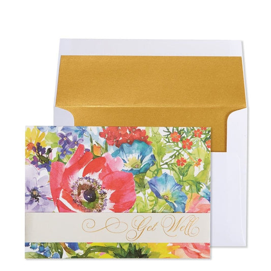Flowers Get Well Card