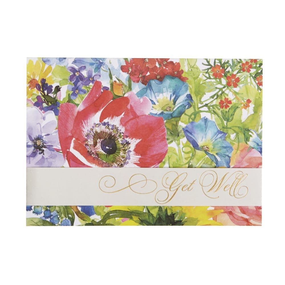 Flowers Get Well Greeting Card