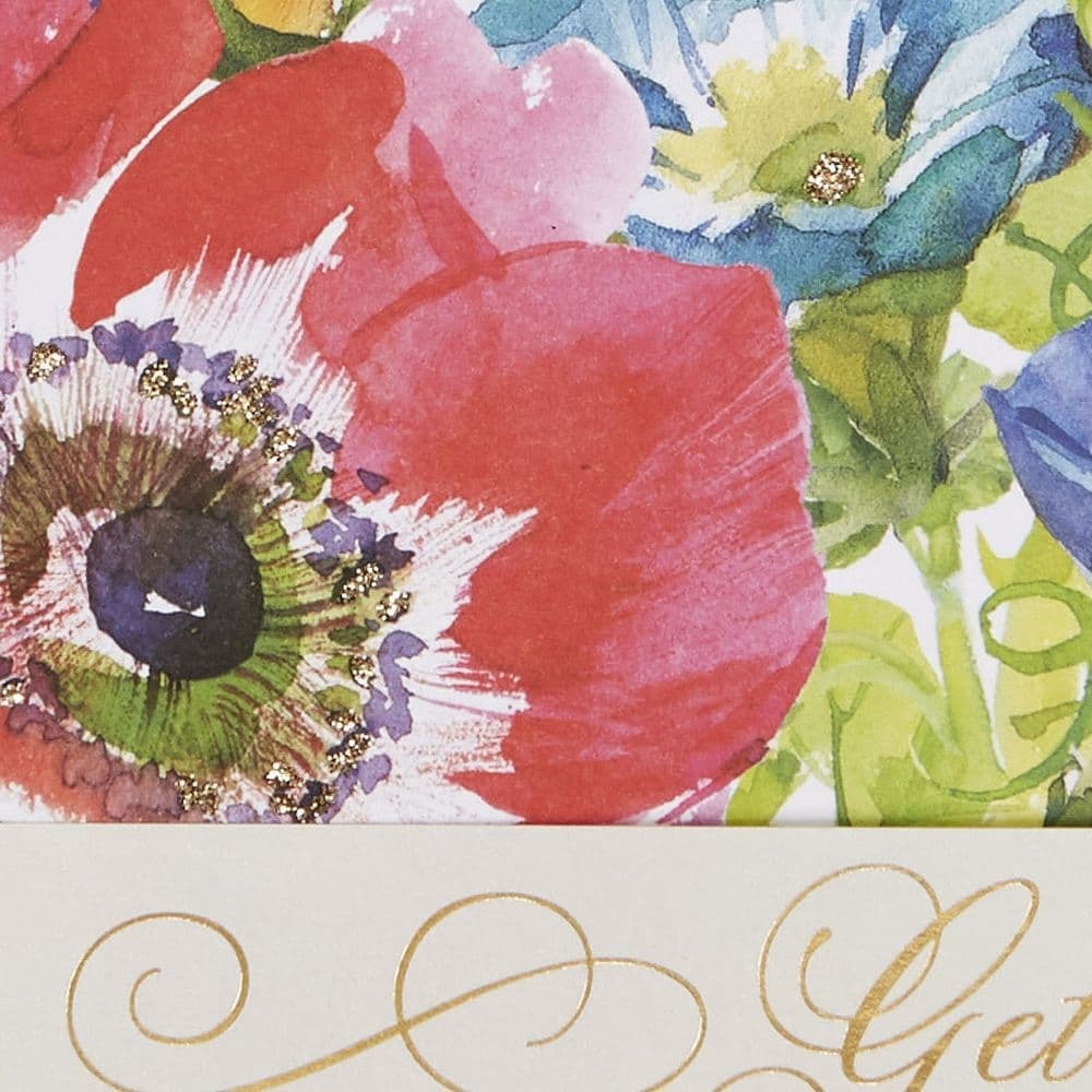Flowers Get Well Greeting Card