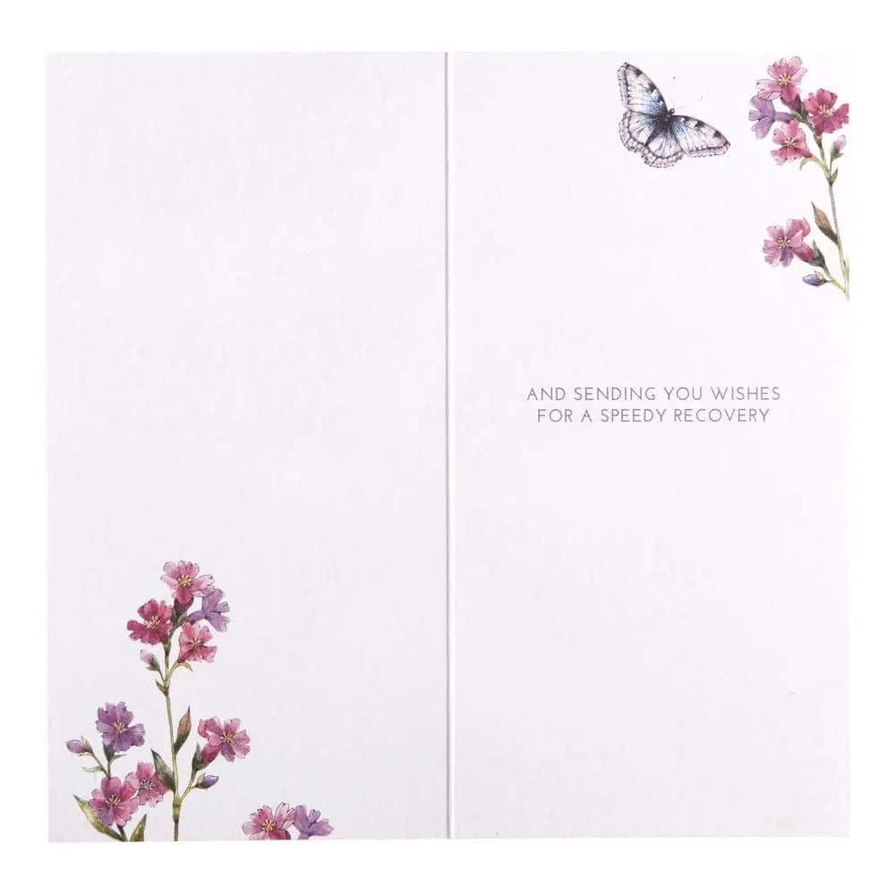 Monarch Butterflies Get Well Card