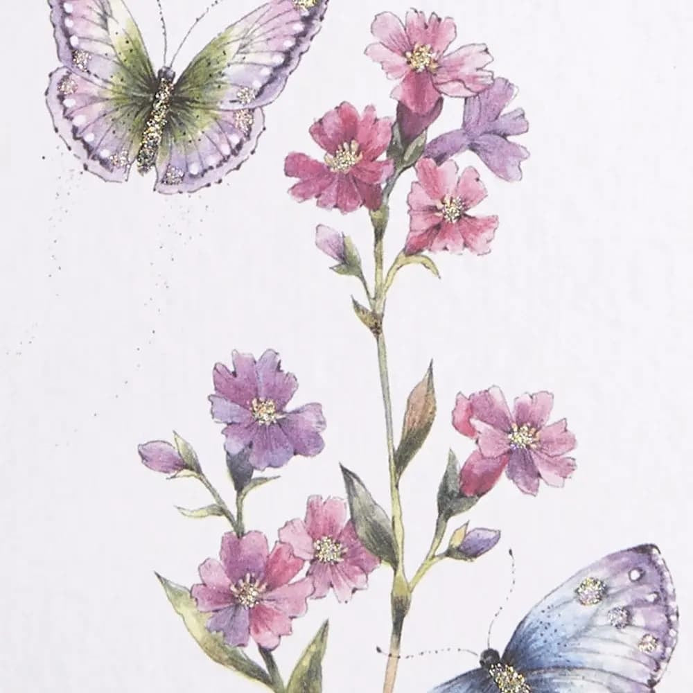 Monarch Butterflies Get Well Card