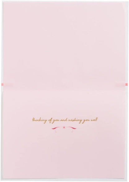 Hummingbird and Lily Get Well Card