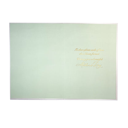 Botanical Floral with Lasercut Mother's Day Card