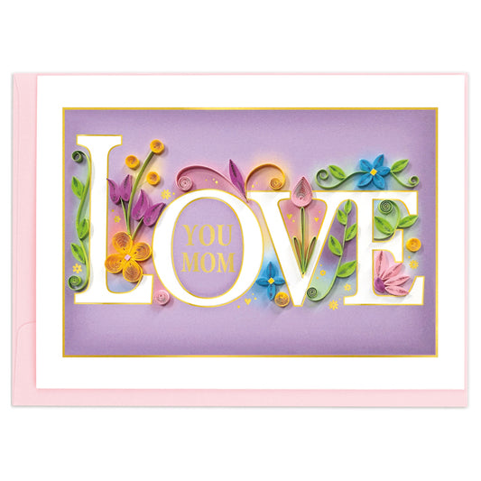 Mom Lettering Mother's Day Card