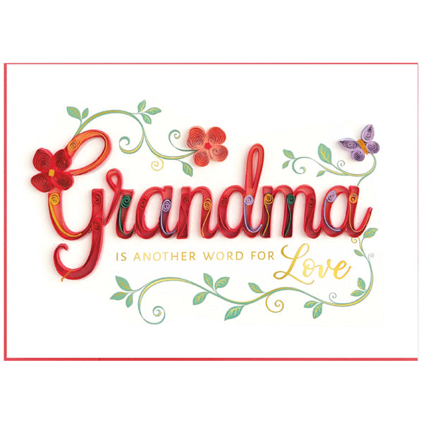Grandma Letter Mother's Day Card