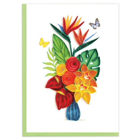 Exotic Flowers Mother's Day Card