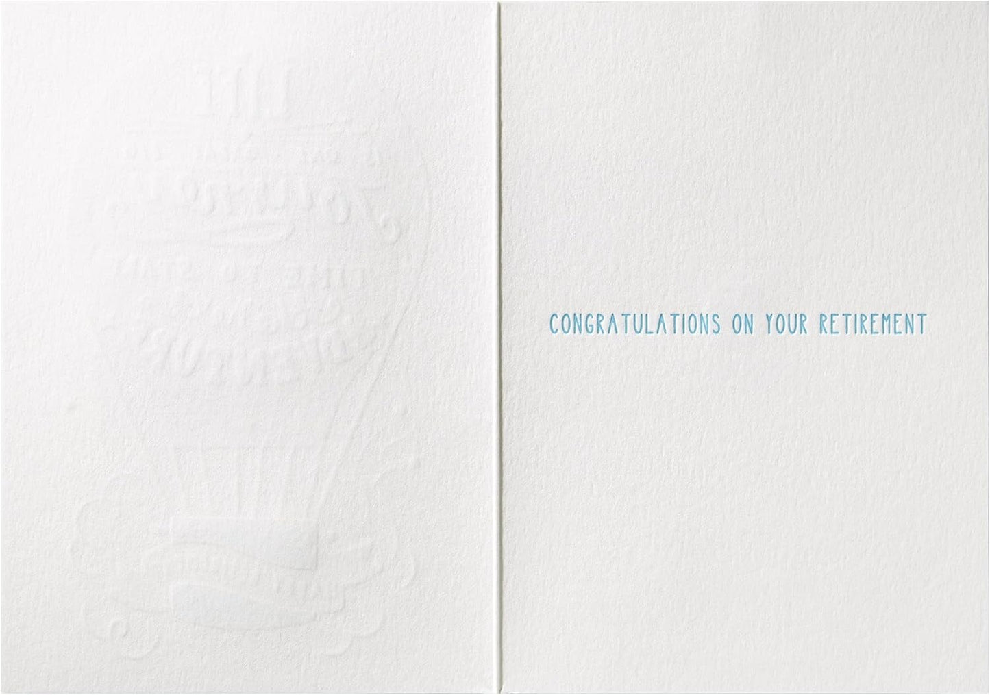 Hot Air Balloon Retirement Card