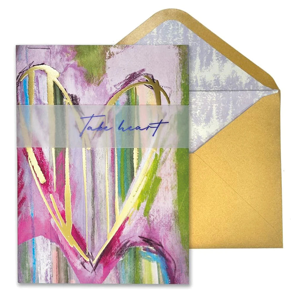 Sketchy Heart Sympathy Card