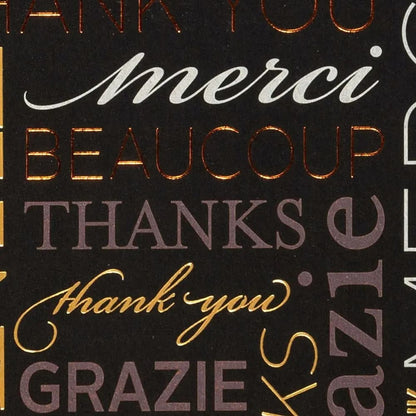 Multi Language Thank You Card