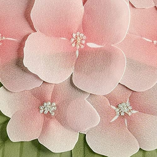 Vellum Hydrangea Wedding Card