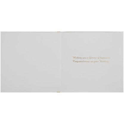 Mr & Mrs Feature Lettering Wedding Card
