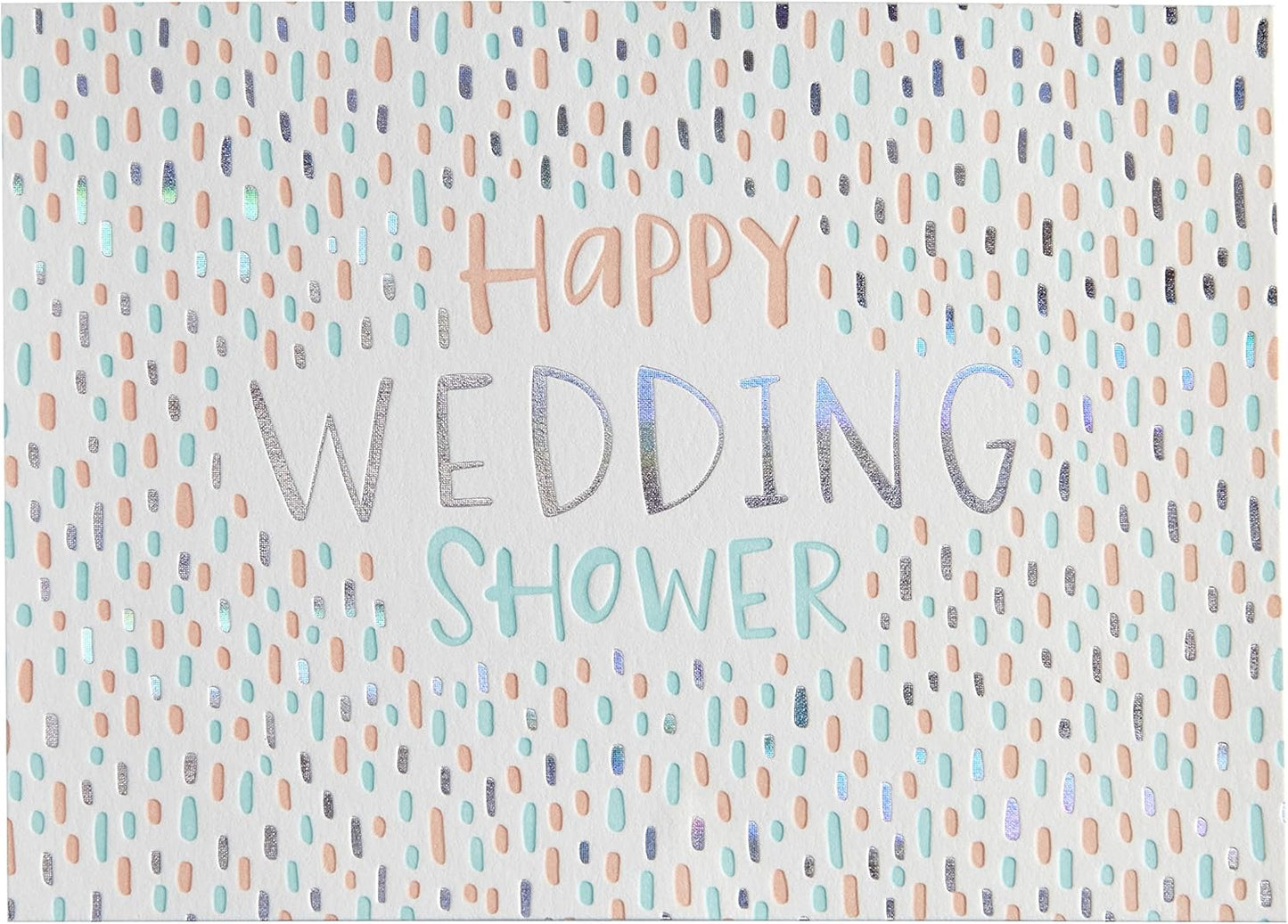Shower Color Pattern Wedding Shower Card