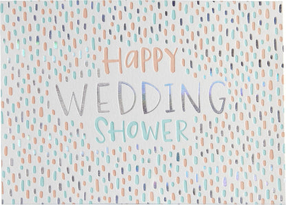 Shower Color Pattern Wedding Shower Card