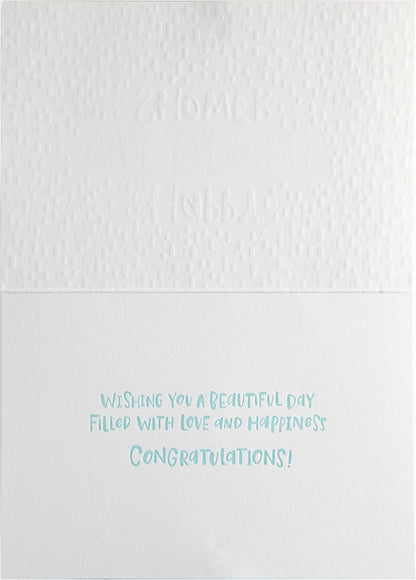 Shower Color Pattern Wedding Shower Card