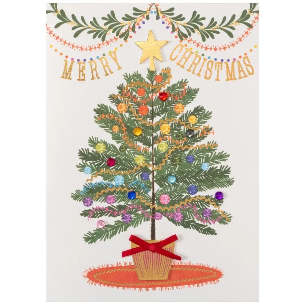 Rainbow Tree 8 Count Boxed Christmas Cards