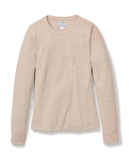 Women's Pima Long Sleeve Top in Camel