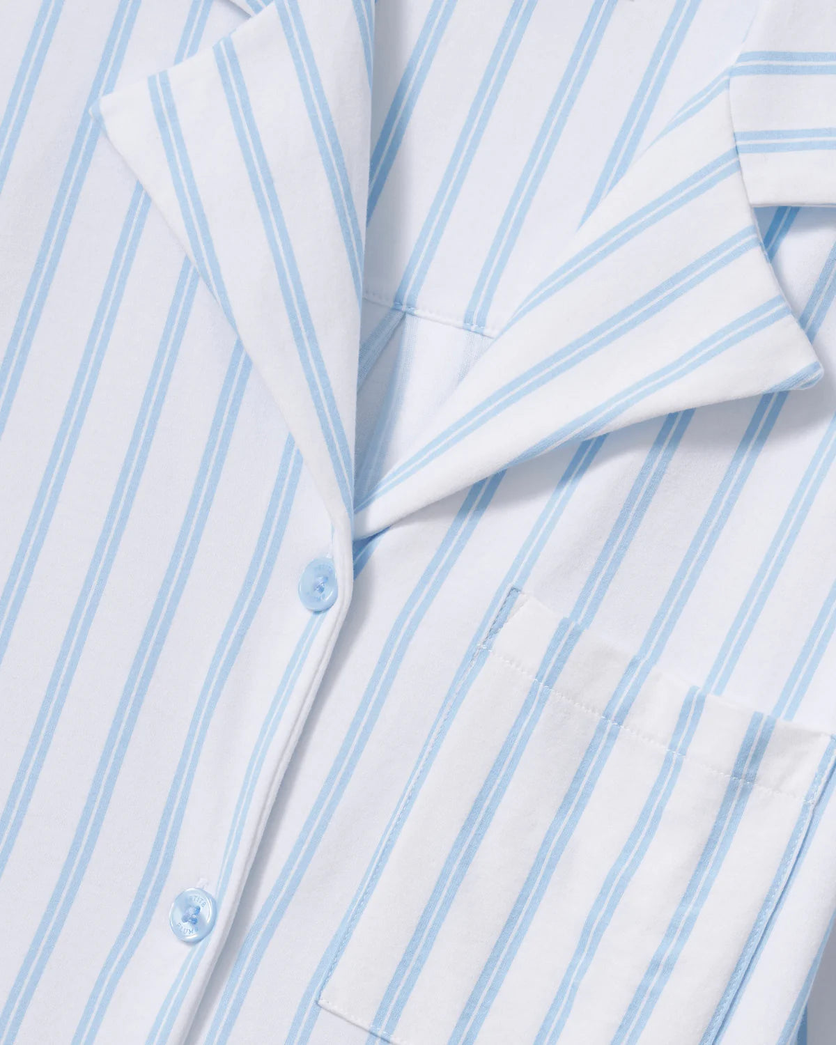 Olivia Pima Short Set in Periwinkle Stripe