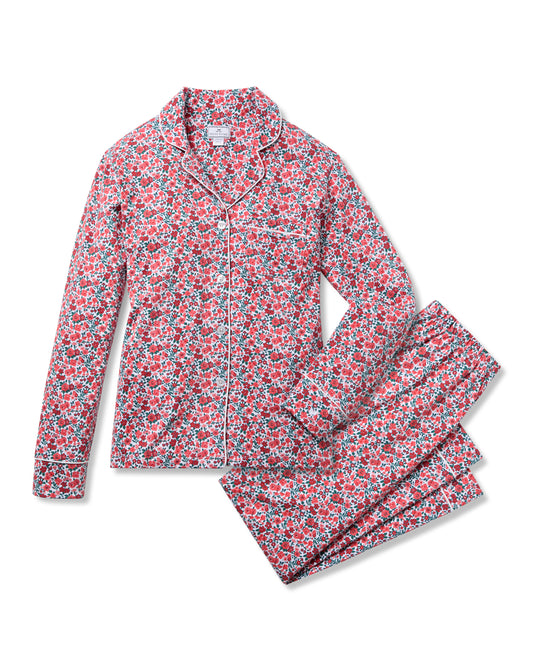 Women's Pima Pajama Set in Fleurs de Rose
