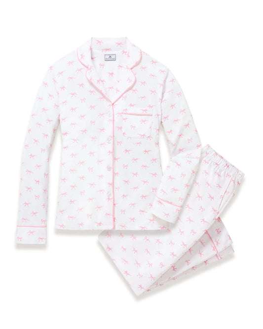 Women's Pima Pajama Set in Blushing Bows