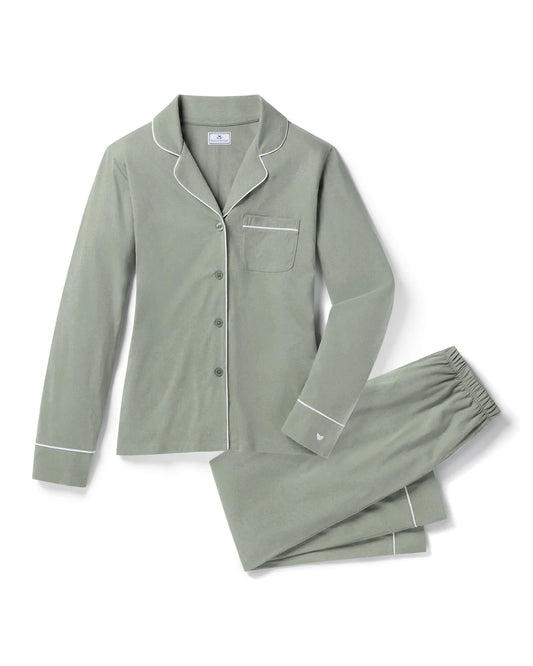 Women's Pima Pajama Set in Sage