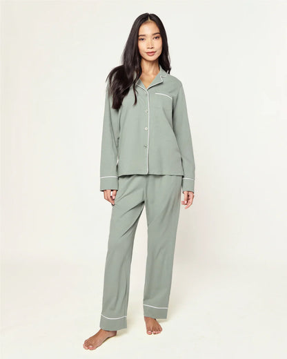 Women's Pima Pajama Set in Sage