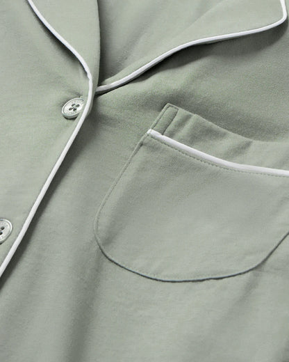 Women's Pima Pajama Set in Sage