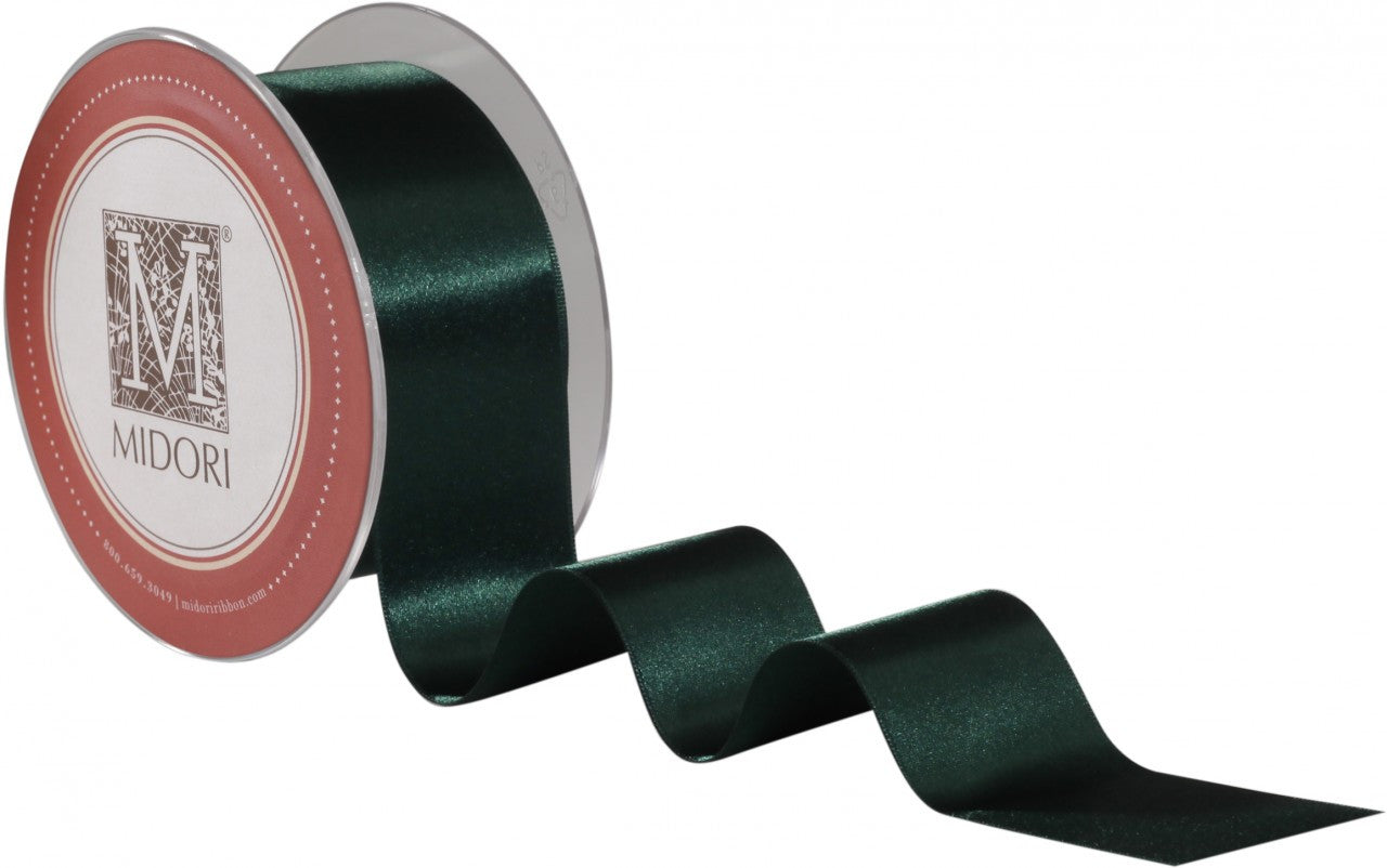 Double Faced Satin Ribbon - Pine
