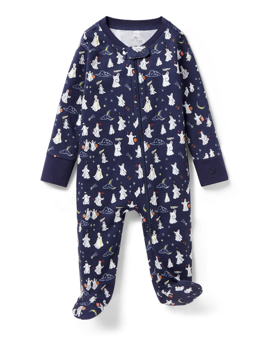 Baby's Pima Romper in Spooky Slumber