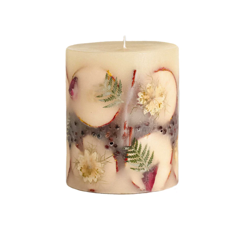 Spicy Apple Small Round Botanical Candle