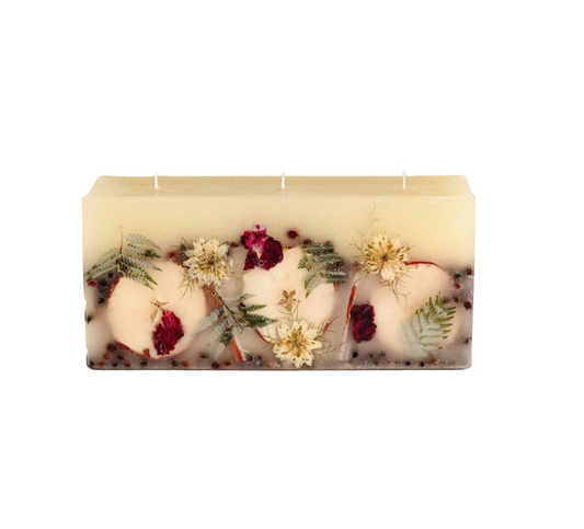 Spicy Apple Brick Botanical Candle