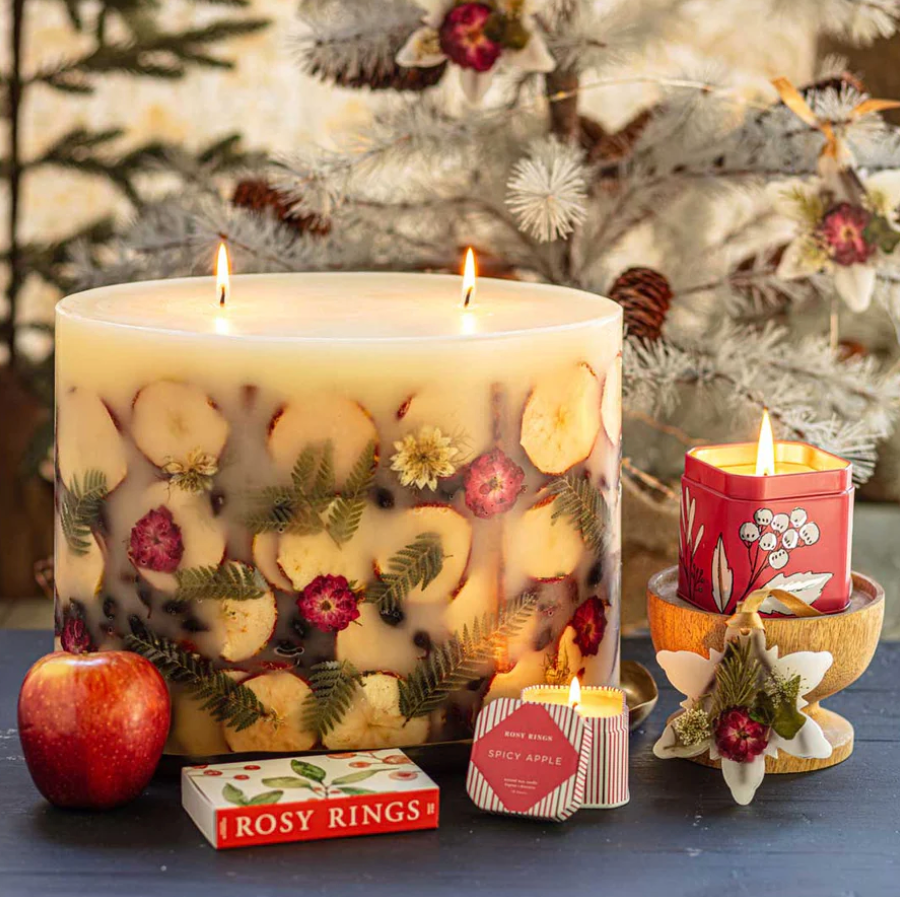 Spicy Apple Oval Botanical Candle