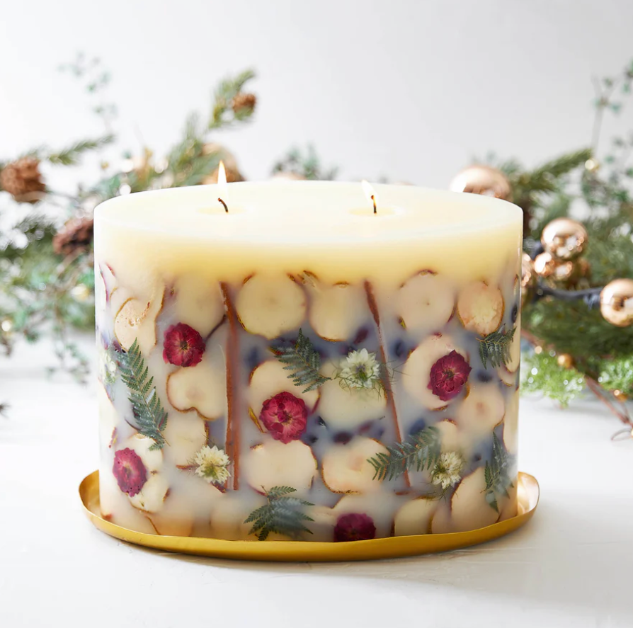 Spicy Apple Oval Botanical Candle