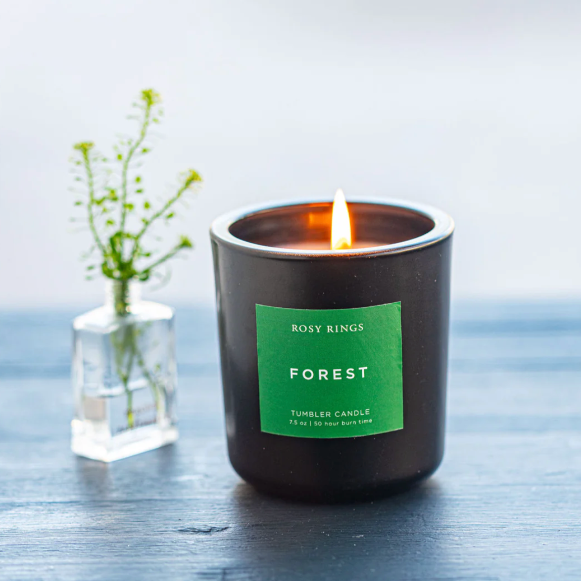 Forest Boxed Glass Tumbler Candle