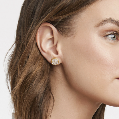 Fleur-de-Lis Pavé Stud