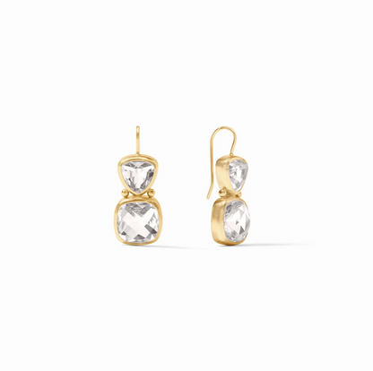 Aquitaine Earring: Clear Crystal