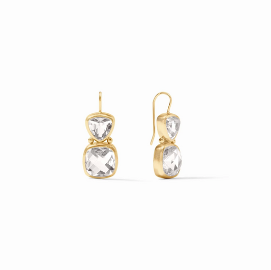 Aquitaine Earring: Clear Crystal